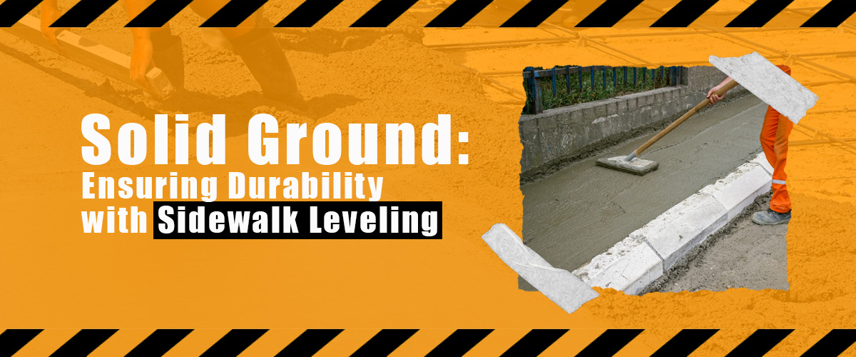 Solid Ground- Ensuring Durability with Sidewalk Leveling